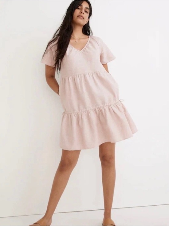 Madewell Dresses & Skirts - Madewell Petite Linen-Blend Lorelei Mini Dress